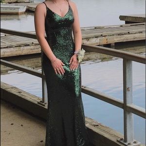 Sequin prom dress!